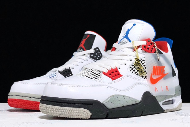 New Air Jordan 4 Retro What The 4 Shoes